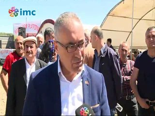 Alevi temsilcileri Maraş'taki direniş çadırını ziyaret etti