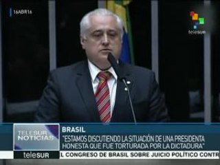 Brasil: Odorico Monteiro se pronuncia en apoyo a Dilma Rousseff