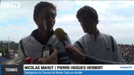 Monte-Carlo: trois à la suite pour Mahut et Herbert en double