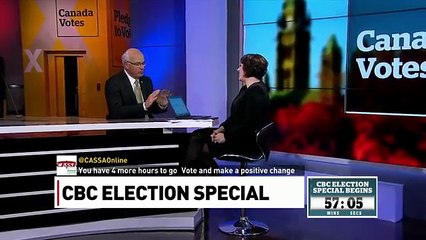 WATCH LIVE Canada Votes CBC News Election 2015 Special 21