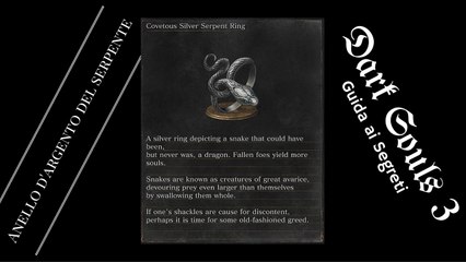 Dark Souls 3: How to get Cavetous Silver Serpent Ring [Secret]