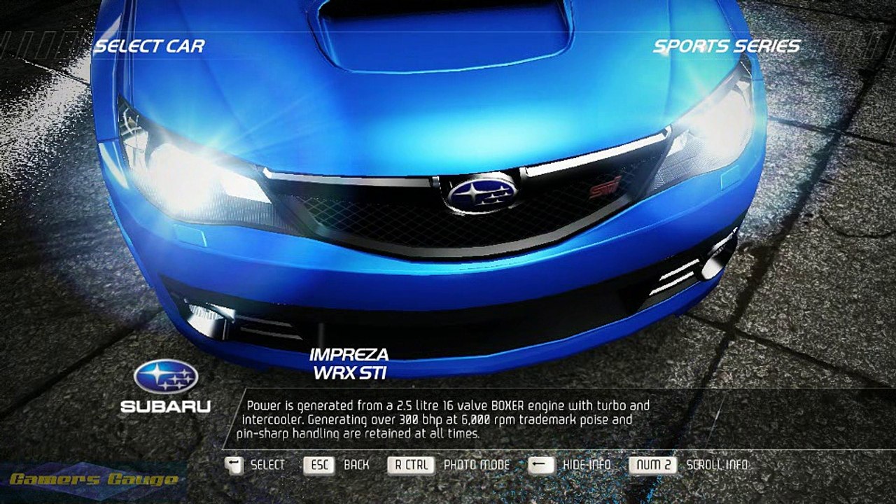 NFS11 - #08a Sports Car Named Desire, Subaru Impreza WRX STi