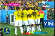 Uruguay 0 Colombia 2 Mundial 2014 Octavos de Final 28-6-14