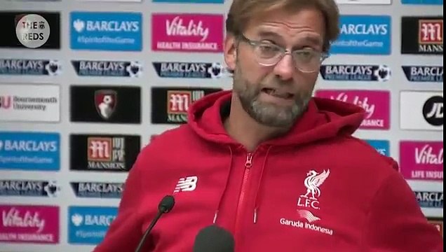 Jurgen Klopp post-match press-conference - Bournemouth 1-2 Liverpool - 17/04/16