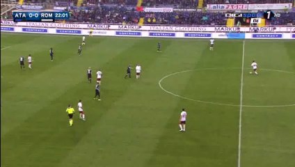 Lucas Digne Goal HD - Atalanta 0-1 AS Roma - 17-04-2016