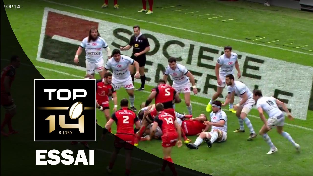 TOP 14 – Toulouse - Racing 92 : 14-3 Essai Yacouba CAMARA (TLS) – J21 – Saison 2015-2016