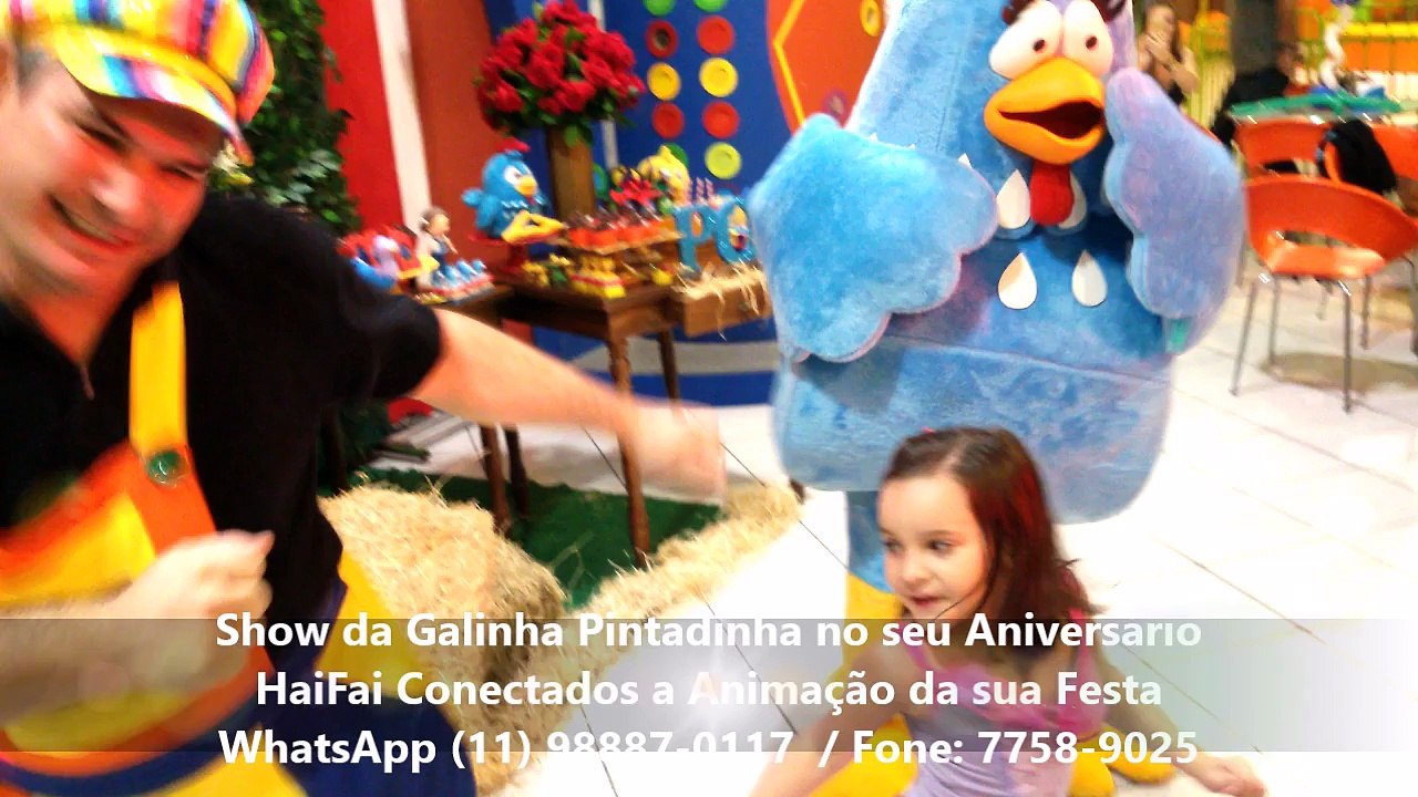 TIO IVAN E GALINHA PINTADINHA ANIMAÇÃO PARA FESTA INFANTIL