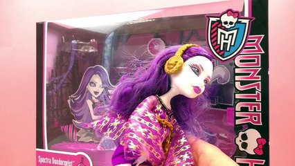 Monster High Spectra Vondergeist – Grand lit et petit journal intime – Avec couverture et