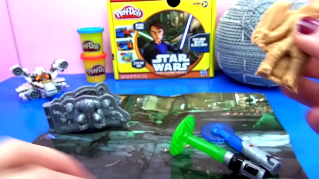Star Wars The Clone Wars Play Doh pâte à modeler pour les enfants Hasbro | Demo & Review