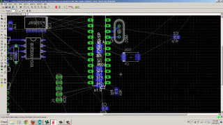 PCB routing timelapse
