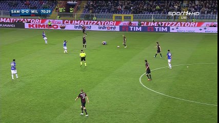 Carlos Bacca Goal HD - Sampdoria 0-1 AC Milan - 17-04-2016