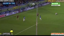 Goal Carlos Bacca - Sampdoria 0-1 AC Milan (17.04.2016)