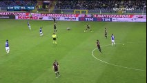 Carlos Bacca Goal HD - Sampdoria 0-1 AC Milan - 17-04-2016