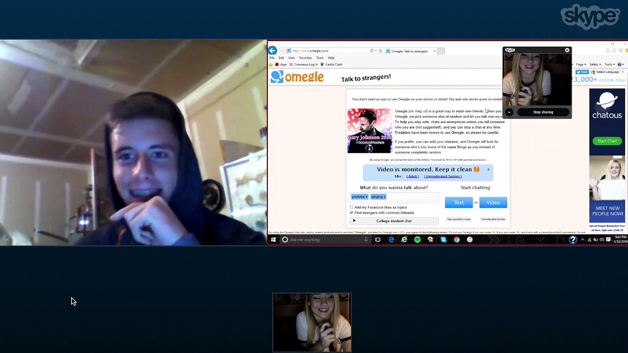 DIRTY MOMENTS ON OMEGLE??!?! Ep.1 (ft. Tanner Blanton)