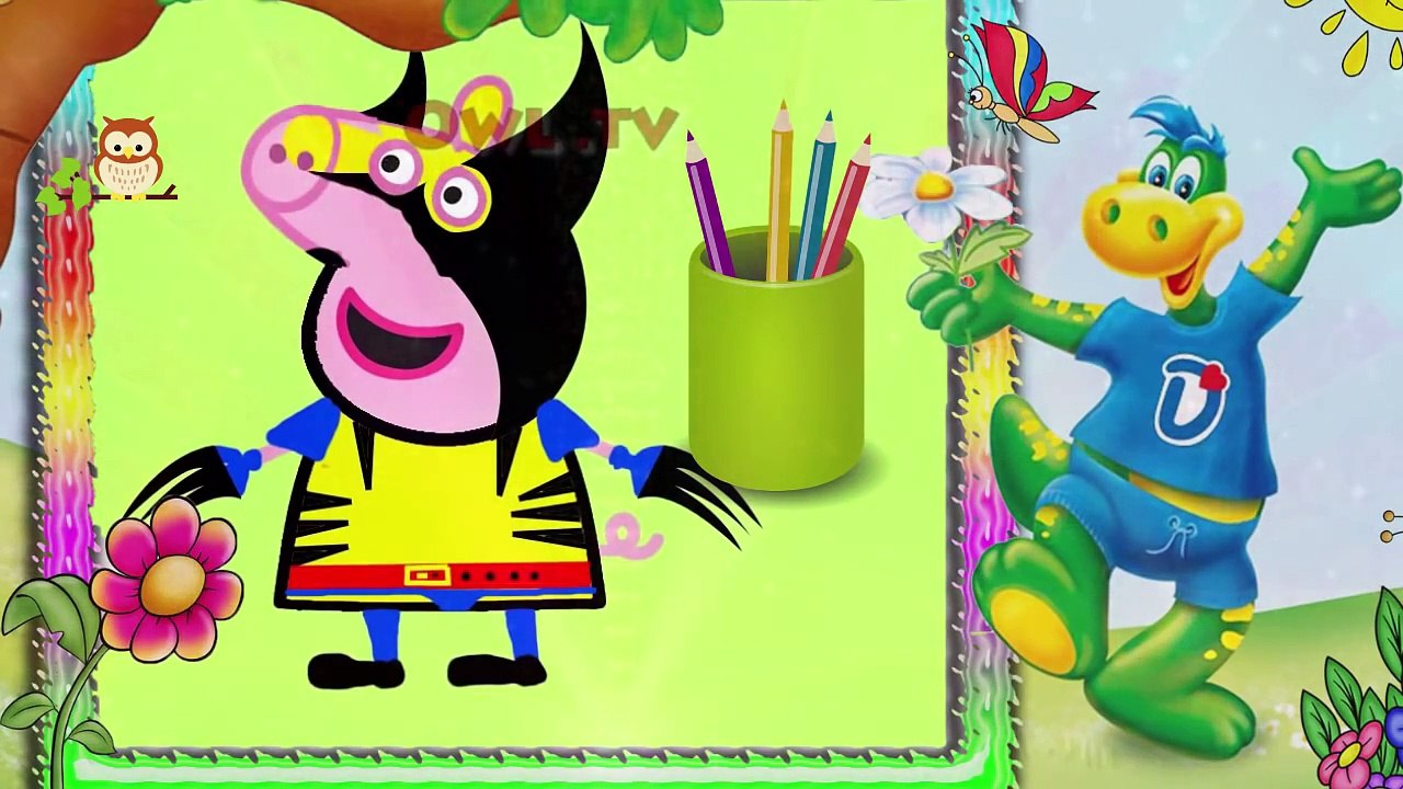 Mickey Mouse Hulk vs Peppa Pig X Men Family Finger Nursery Rhymes Lyrics