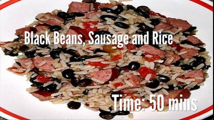 Black Beans, Sausage and Rice Recipe