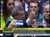 Inicia la votación de los diputados brasileños por impeachment a Dilma