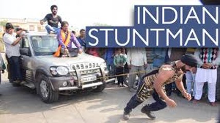 Indian Strongman Does Amazing Stunts