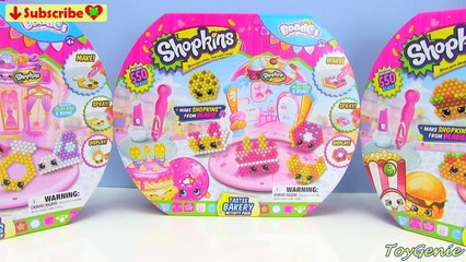 Shopkins Beados Tastee Bakery Activity Pack with Wishes and Kooky Cookie