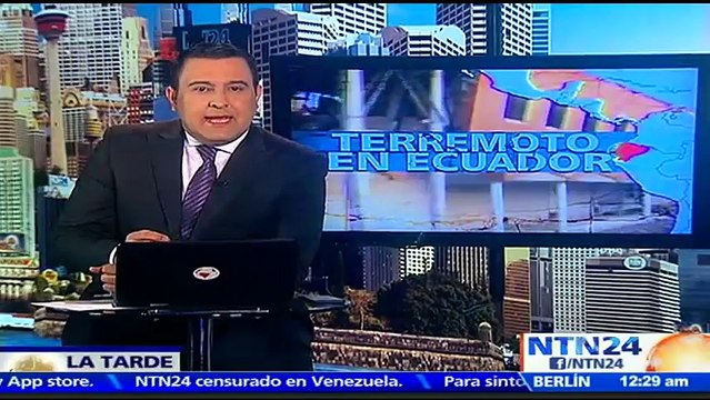 Cifra de afectados por sismo en Ecuador asciende a 246 fallecidos y 2.527 heridos