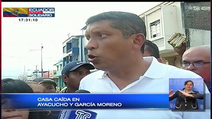 Inmueble caído en Guayaquil