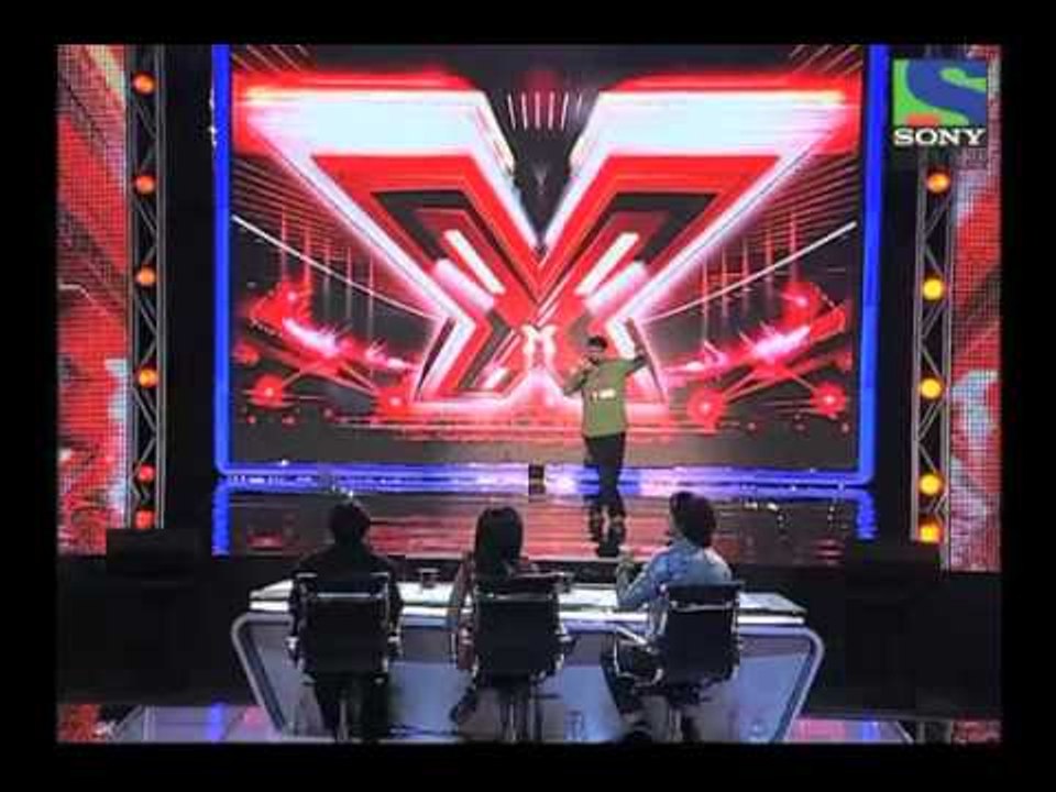 X Factor India - 63 Year Old Rajendra Gadhvi performs a peppy song - X Factor India - Episode 1 -  29th May 2011