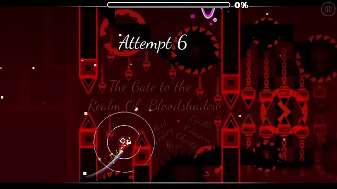 I hacked Realm of Bloodshadow on Geometry Dash...JK