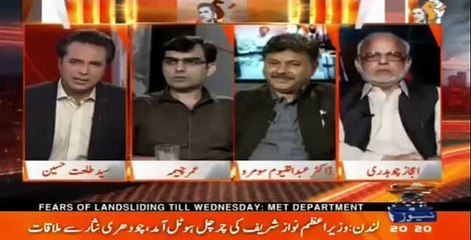 Is Ijaz Chaudhry Saying that He Will Take Action Against Aleem Khan if Came in Power?