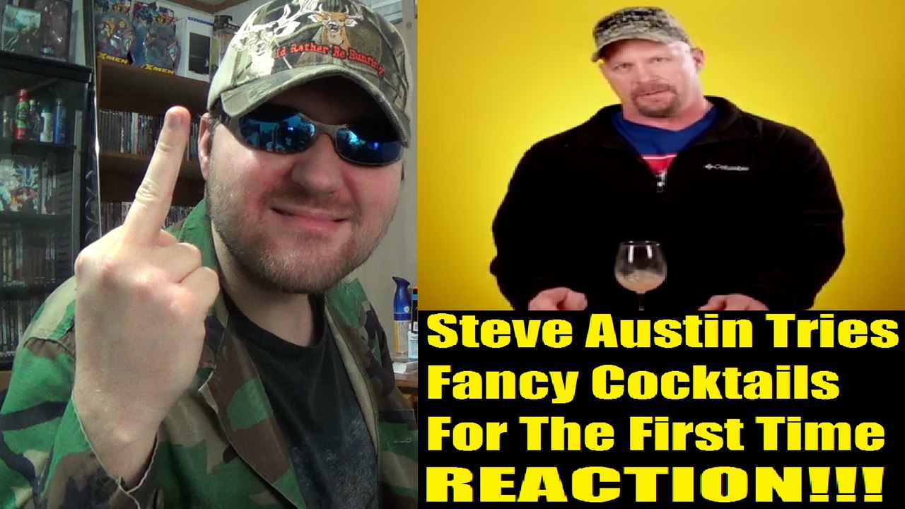 Steve Austin Tries Fancy Cocktails For The First Time REACTION!!! (BBT)
