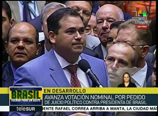 El Si a impeachment lidera la votación nominal en la cámara baja