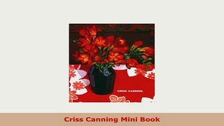 PDF  Criss Canning Mini Book PDF Book Free