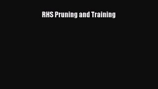 Download RHS Pruning and Training Ebook Free