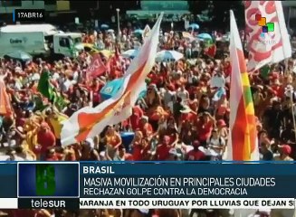 Tải video: Cientos de miles de brasileños se movilizan en contra del impeachment