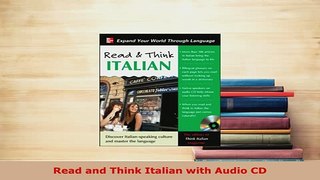 PDF  Read and Think Italian with Audio CD Download Online