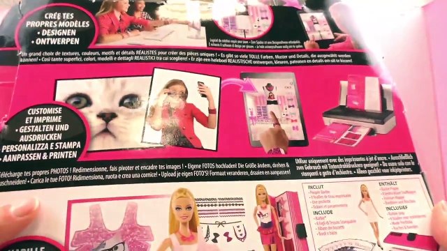 Barbie Fashion Design Maker – Atelier de mode Fashionistas – Créer et imprimer ses propres