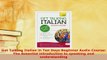 PDF  Get Talking Italian in Ten Days Beginner Audio Course The essential introduction to Download Online