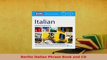 PDF  Berlitz Italian Phrase Book and CD Download Full Ebook