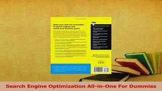 Read  Search Engine Optimization AllinOne For Dummies Ebook Free
