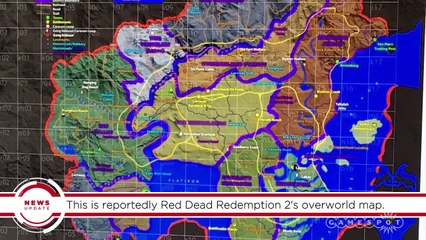 Is This Red Dead Redemption 2s World Map? - GS News Update