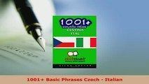 PDF  1001 Basic Phrases Czech  Italian Download Online