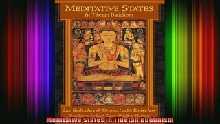 Read  Meditative States in Tibetan Buddhism  Full EBook