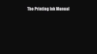 Download The Printing Ink Manual Ebook Free