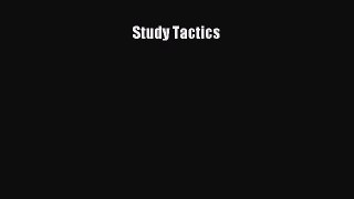 Read Study Tactics Ebook Free