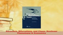 PDF  Attractors Bifurcations and Chaos Nonlinear Phenomena in Economics PDF Full Ebook