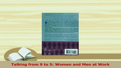 Download  Talking from 9 to 5 Women and Men at Work Free Books