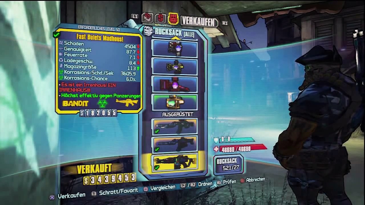 Borderlands 2 Der Rucksack Trick / glitch PS3 [Deutsch] HD Gameplay