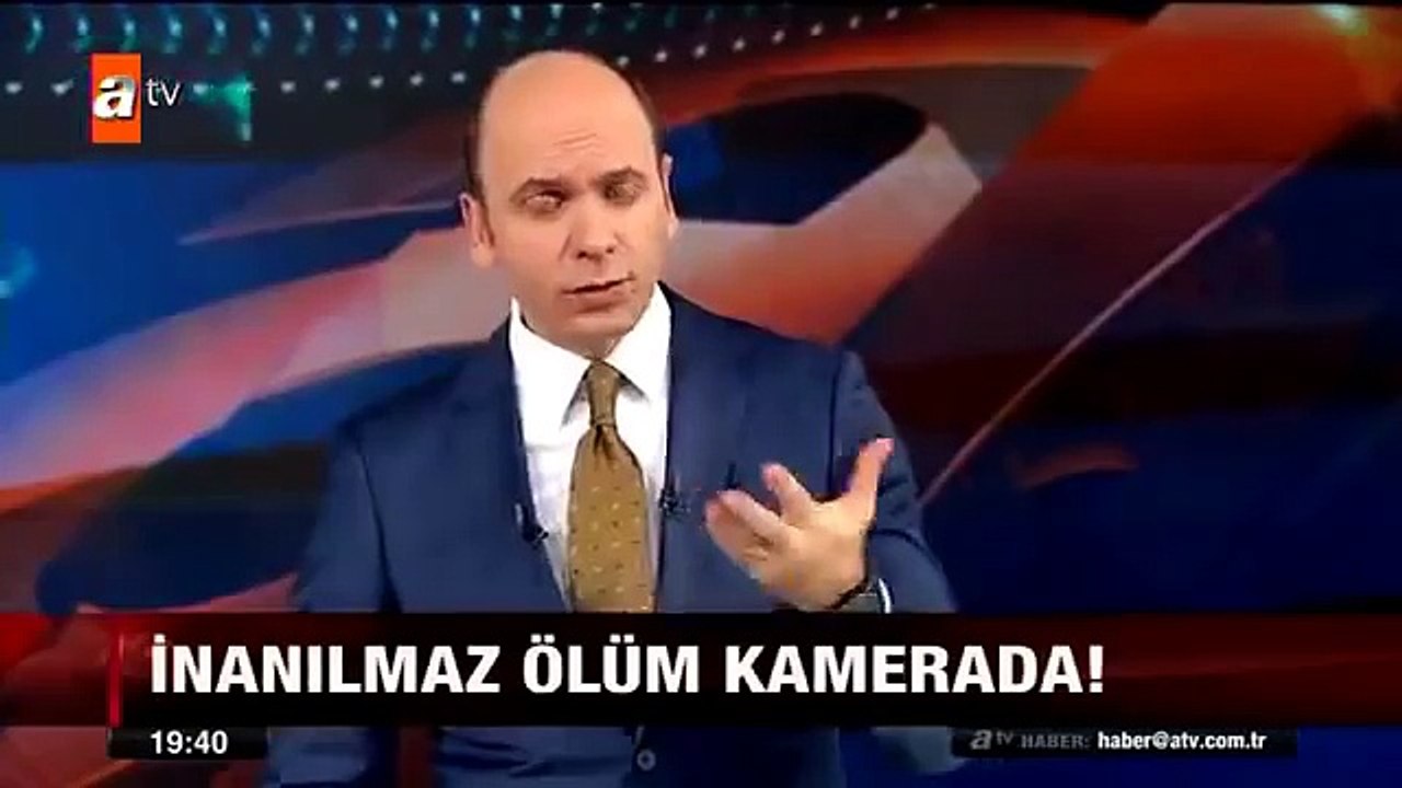 inanılmaz ölüm kamerada!