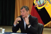 Presidente Correa - Rueda de Prensa por terremoto en Ecuador