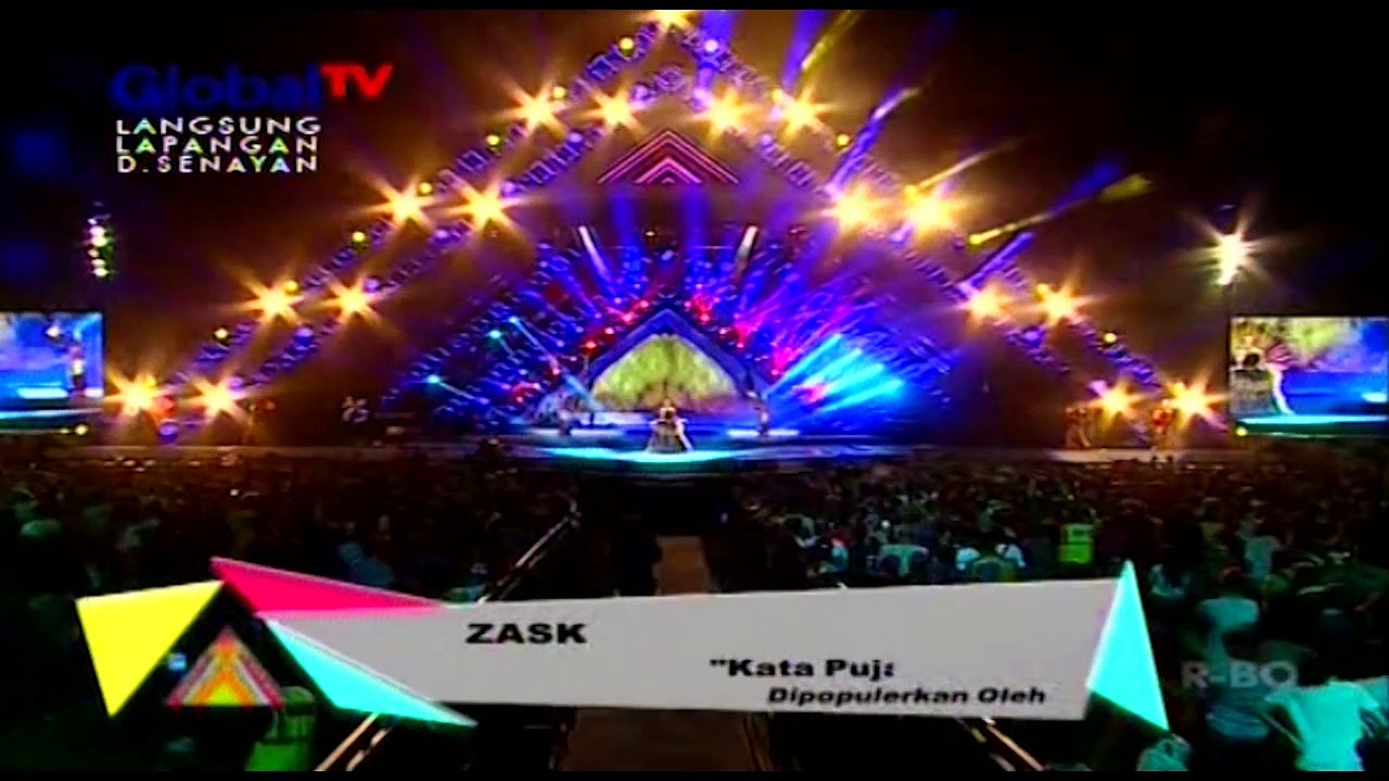 ZASKIA [Kata Pujangga] Live Konser Salut Indonesia GLOBAL TV (07-12-2013)