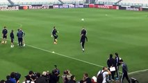 Keylor Navas & James Rodriguez & Cristiano Ronaldo Freestyle During Training